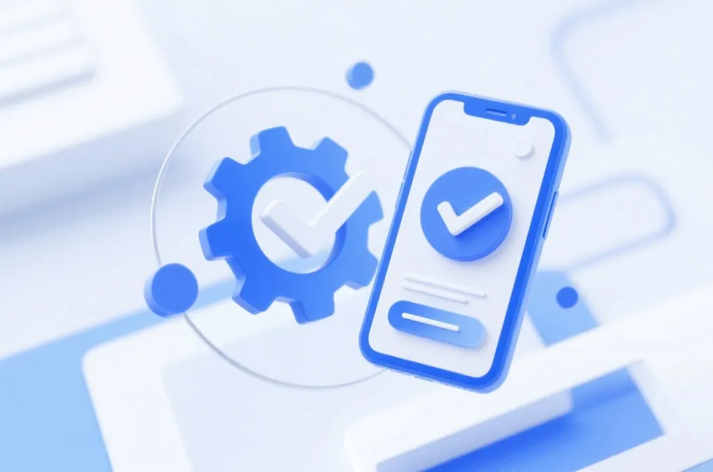 智能手机上的App更新与设置优化界面